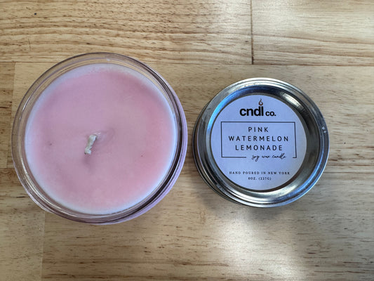 Pink Watermelon Lemomade - 8oz Soy Candle