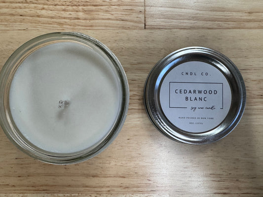 Cedarwood Blanc - 8oz Soy Candle