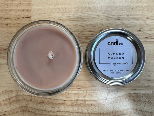 Almond Macron - 8oz Soy Candle