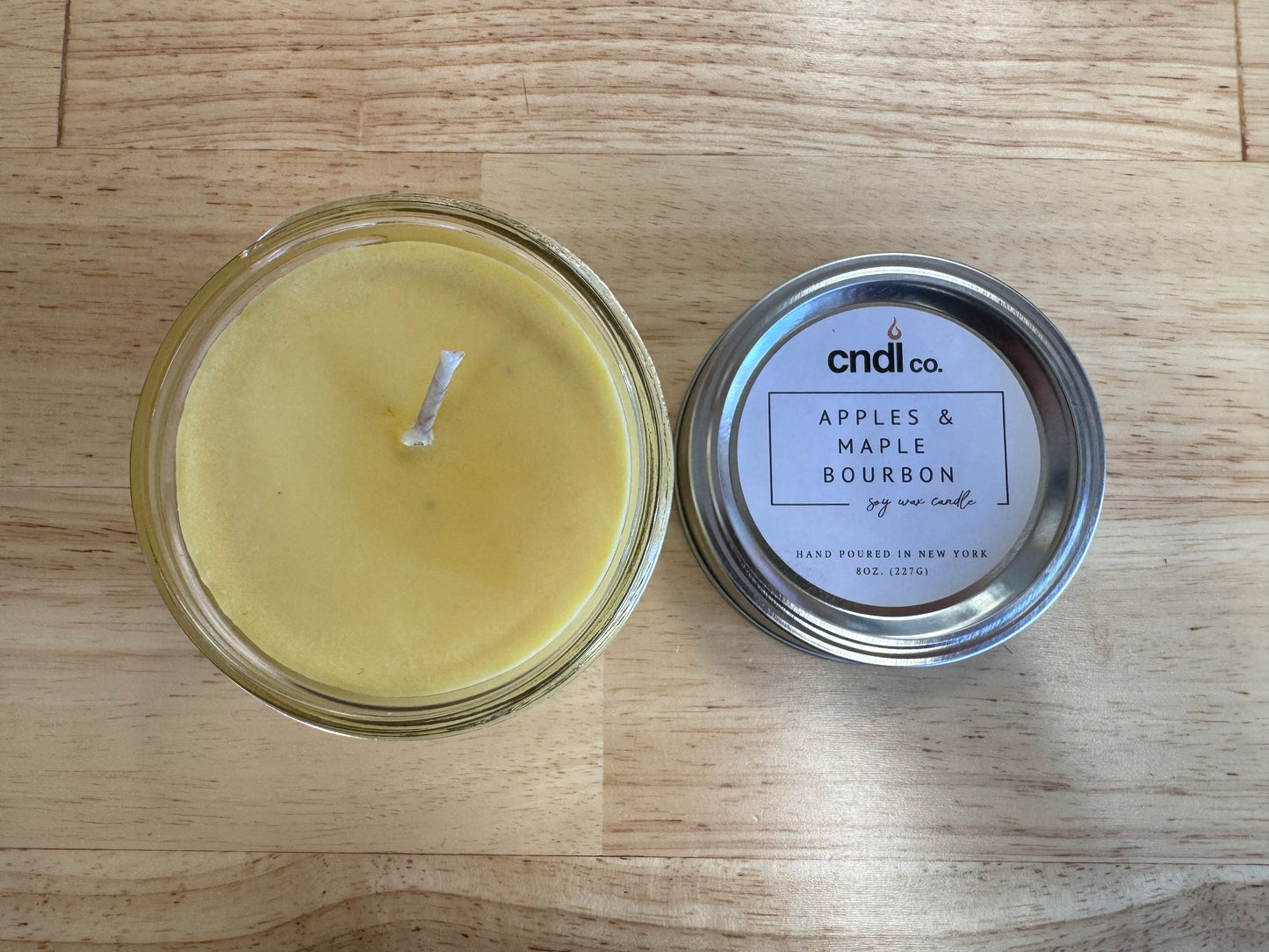 Apples And Maple Bourbon - 8oz Soy Candle