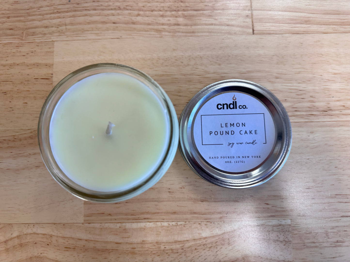 Lemon Pound Cake - 8oz Soy Candle