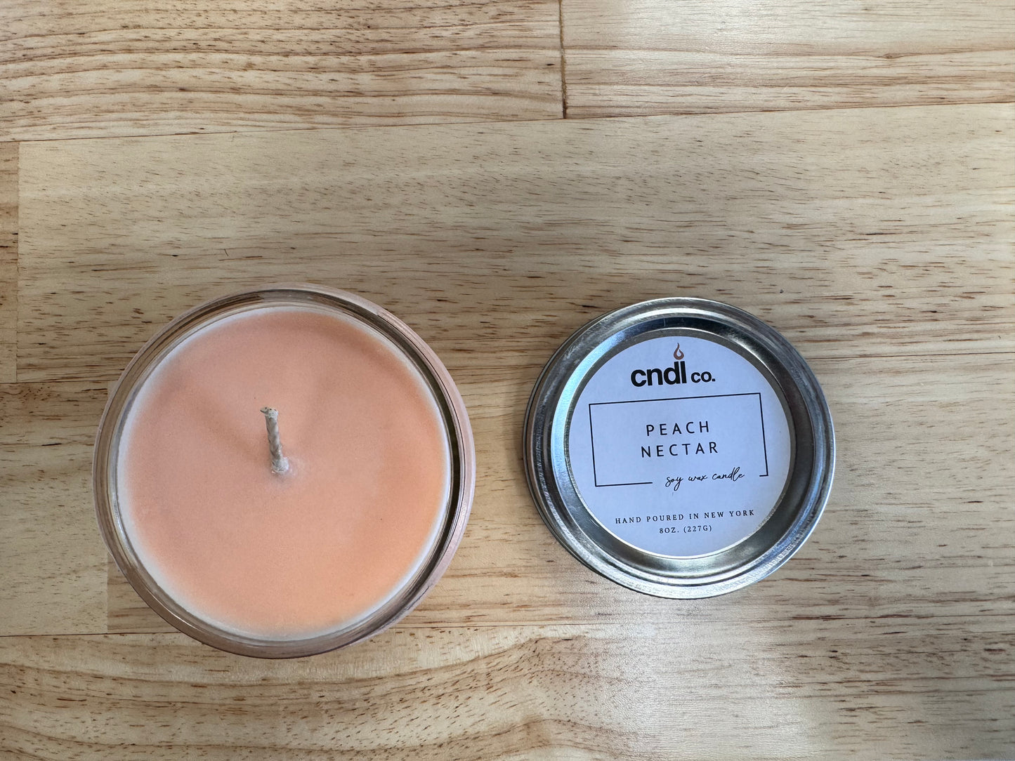 Peach Nectar - 8oz Soy Candle