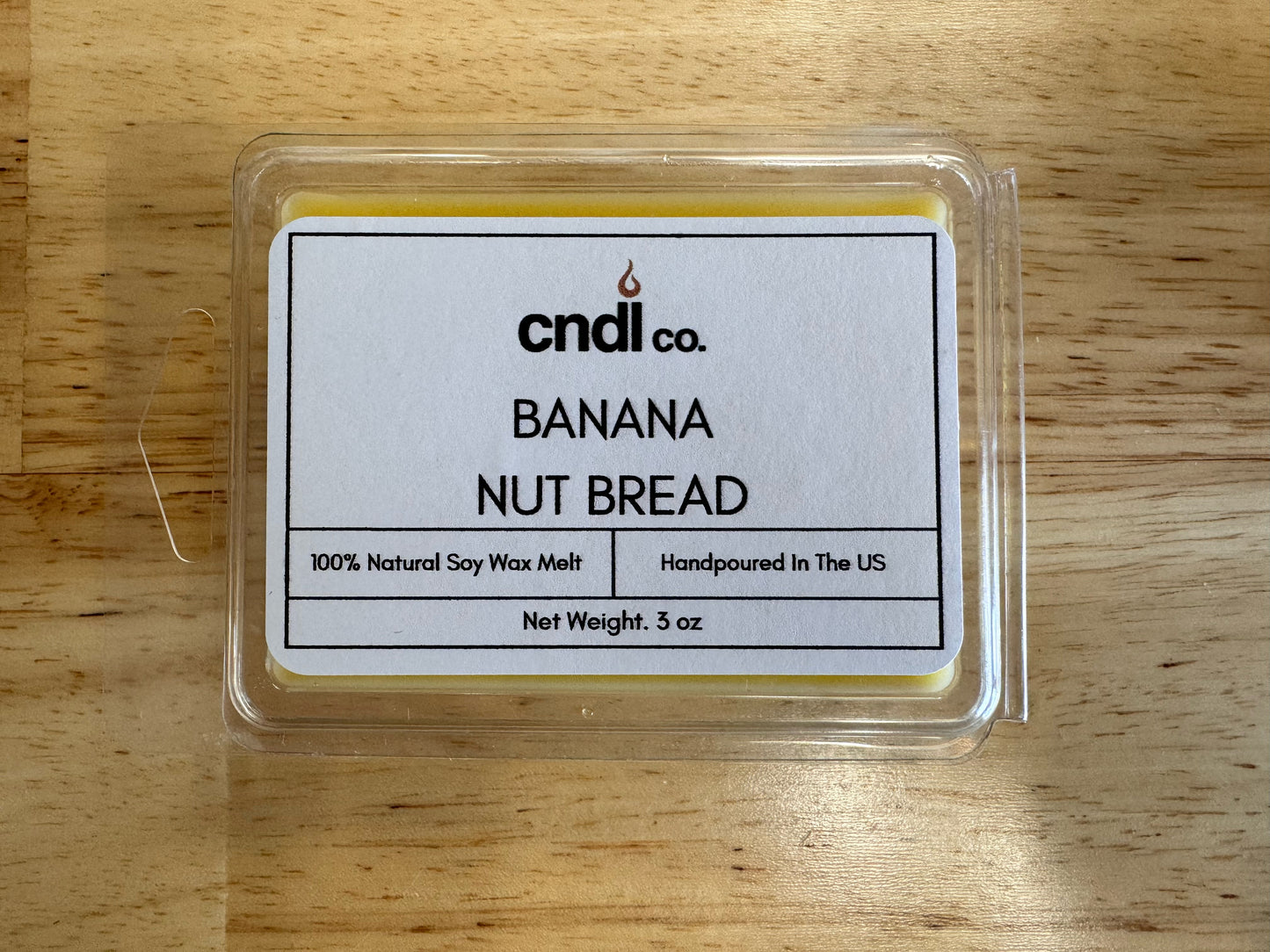 Banana Nut Bread - 3oz Soy Wax Melt