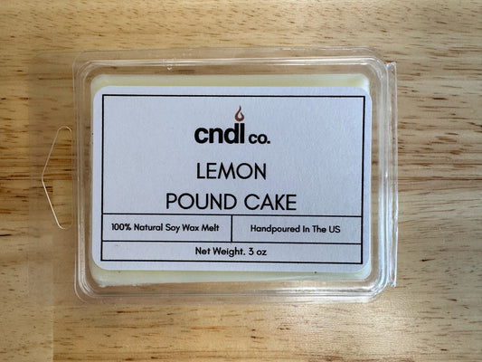 Lemon Pound Cake - 3oz Wax Melt