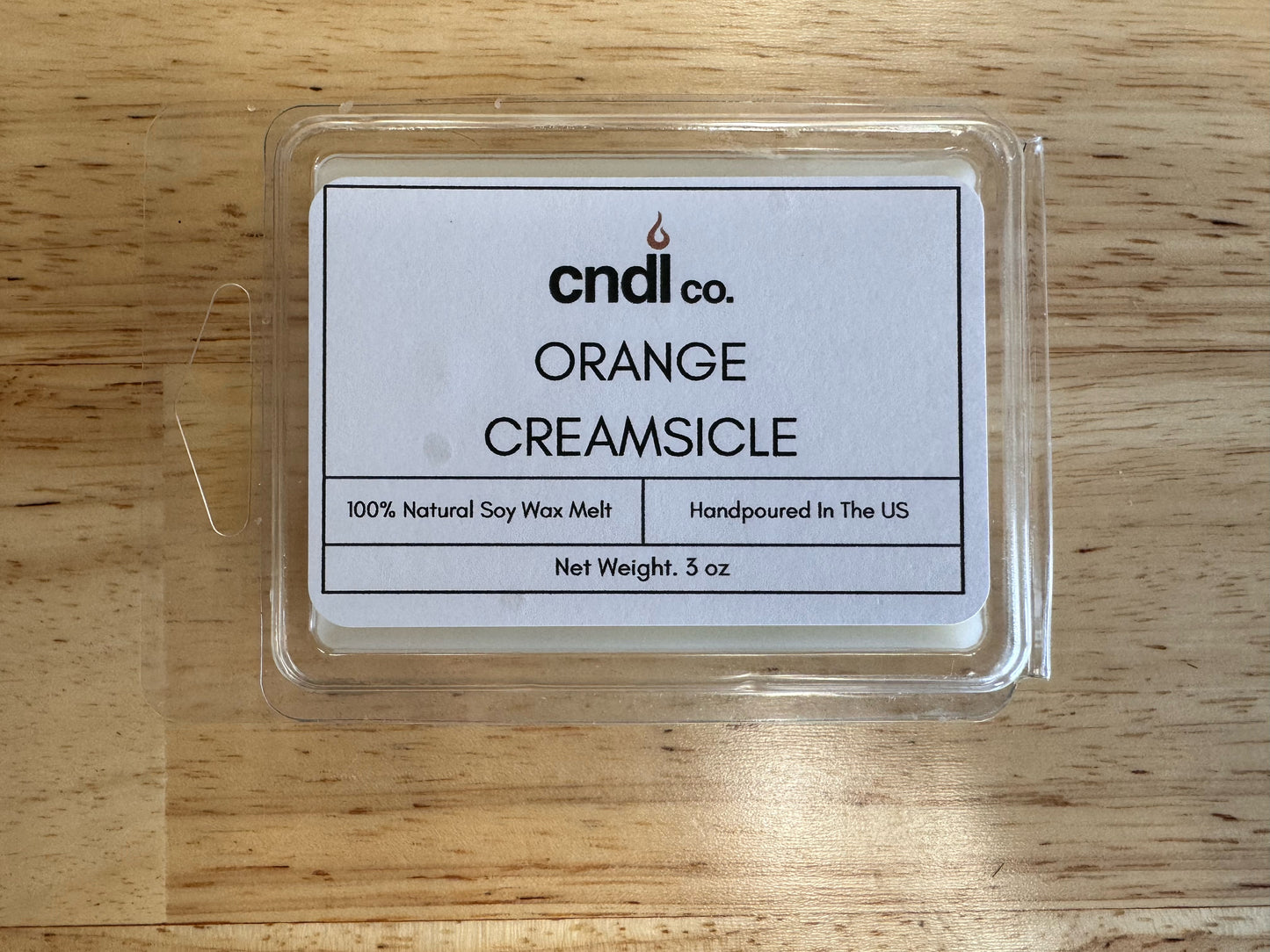 Orange Creamsicle - 3oz Soy Wax Melt