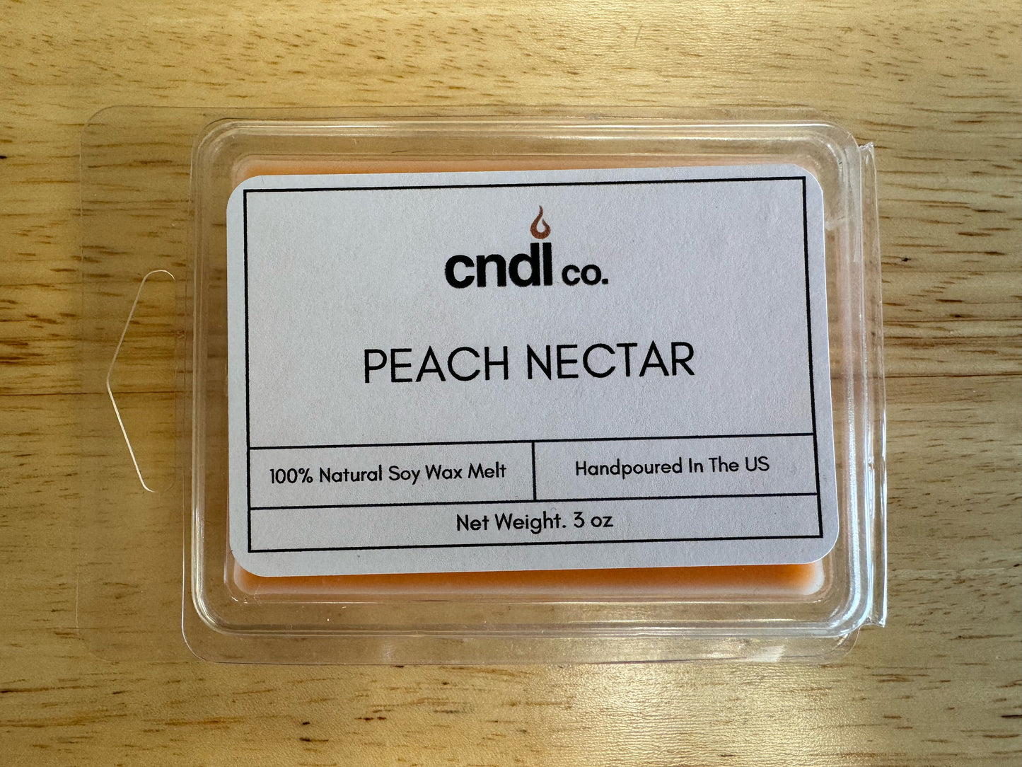 Peach Nectar - 3oz Soy Wax Melt